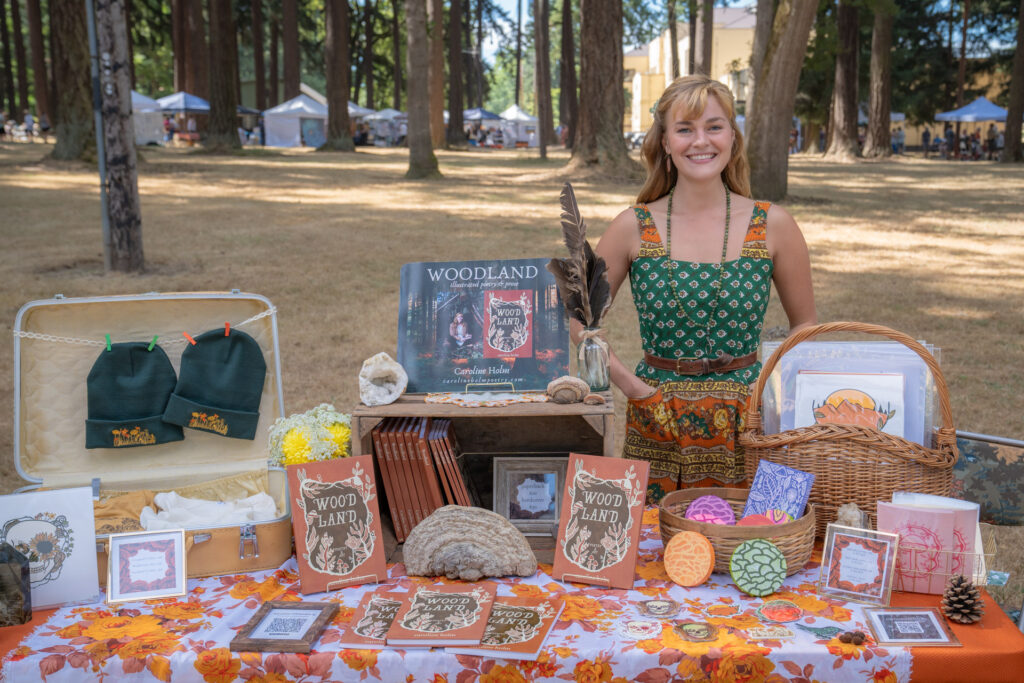 Woodland booth at Englewood Forest Festival